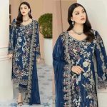 Soft Georgette Embroidery Salwar Kameez Party Dress
