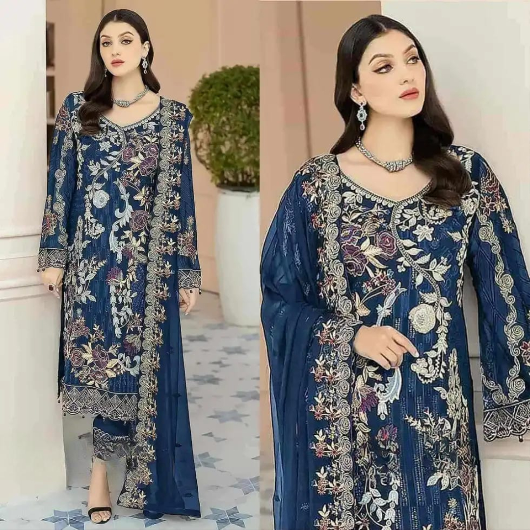 742b492e-7f8b-4727-9e3a-e39ef0d2691f (1).jfif Soft Georgette Embroidery Salwar Kameez Party Dress - Image 1