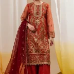 Beechtree Organza 4 Pcs Party Wear