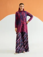 Unstitched 2Pc Printed Bana Dora Linen Dress GullJee Echo104 - Image 5