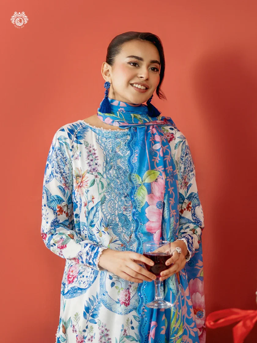 Unstitched-3Pc-Embroidered-Lawn-Dress-GullJee-Morja-1308-840x1120 Unstitched 3Pc Embroidered Lawn Dress GullJee Ruhay Sukhan 803 - Image 1