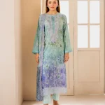 Unstitched 3Pc Embroidered Lawn Dress GullJee Morja 1309