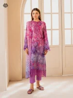 Unstitched 3Pc Embroidered Lawn Dress GullJee Morja 1310