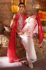 Unstitched 3Pc Printed Lawn Dress by Gul Ahmed CL-42316A - Image 6