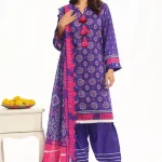 Unstitched 3Pc Printed Lawn Dress by Gul Ahmed CL-52445B