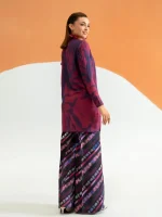 Unstitched 2Pc Printed Bana Dora Linen Dress GullJee Echo104 - Image 3