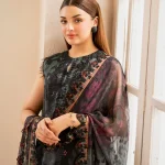 Unstitched 3Pc Embroidered Lawn Dress GullJee Morja 1308