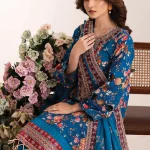 Unstitched 3Pc Lawn Dress Johra Aazina JH407