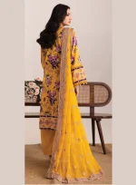 Unstitched 3Pc Lawn Dress Johra Aazina JH406 - Image 2