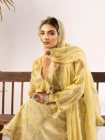 Khoobsurat Swiss 3 Piece Embroidered Lawn Dress KS8