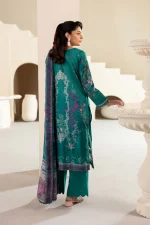 Unstitched 3Pc Printed Embroidered Lawn Dress Mashaal by Ramsha 1310 - Image 2