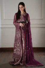 4 Piece Embroidered Fancy Dress Rang Rasiya Chatoyer Nareman - Image 3