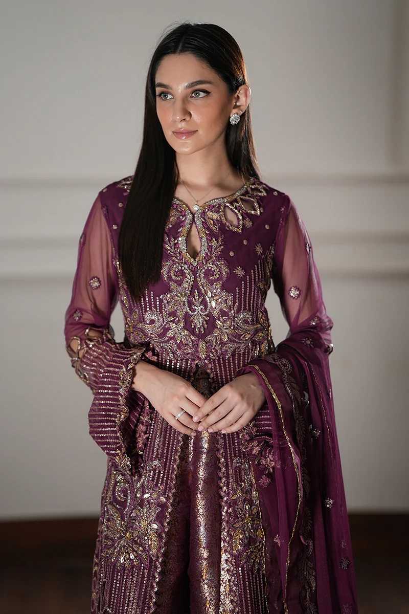 rr-ch-0225-19 4 Piece Embroidered Fancy Dress Rang Rasiya Chatoyer Nareman - Image 1