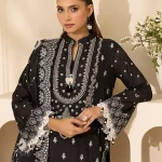 Unstitched 3Pc Embroidered Lawn Dress Salitex SSW6U3P361UT