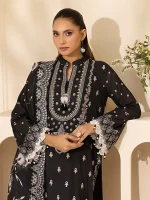 Unstitched 3Pc Embroidered Lawn Dress Salitex SSW6U3P361UT