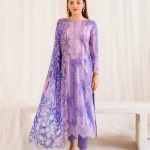 Unstitched 3Pc Embroidered Lawn Dress GullJee Morja 1301