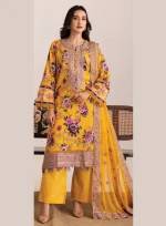 Unstitched 3Pc Lawn Dress Johra Aazina JH406 - Image 3