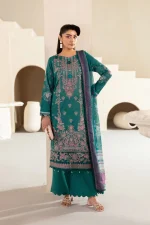 Unstitched 3Pc Printed Embroidered Lawn Dress Mashaal by Ramsha 1310