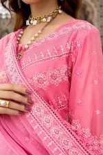 Unstitched 3PC Lawn Dress Gulbahar by Zainab Fazlani - Image 3