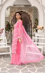 Unstitched 3PC Lawn Dress Gulbahar by Zainab Fazlani - Image 5