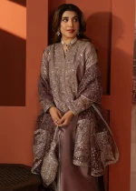 ✨ Bottle Green Chiffon Lehenga by Mohagni – AVR0033 ✨ - Image 3