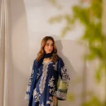 Linen Kurta Set in Navy Blue – Smart & Elegant Everyday Look