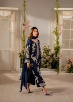 Linen Kurta Set in Navy Blue – Smart & Elegant Everyday Look - Image 5
