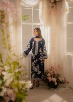 Linen Kurta Set in Navy Blue – Smart & Elegant Everyday Look - Image 7