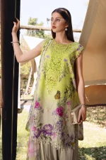 🌿 Beige & Green Lawn Unstitched – Summer Daily Elegance 🌿 - Image 3