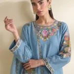 💙 Sky Blue Lawn Kurta Set – Summer Ready Elegance 💙