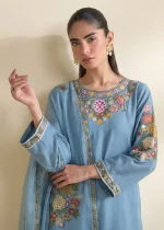 💙 Sky Blue Lawn Kurta Set – Summer Ready Elegance 💙