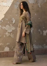 Poly Silk Kurta Set in Brown – Elegant & Comfortable - Image 2
