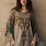 Poly Silk Kurta Set in Brown – Elegant & Comfortable