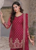 Chiffon Gharara – Festive Party Collection