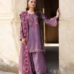 Elegant Silk Kurta Set in Purple – Wedding Ready Look