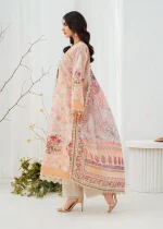 Peach Pink Lawn Kurta Set – Elegant Summer Collection - Image 4