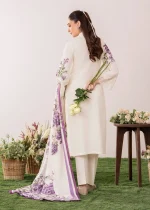 Lawn Kurta Set in White – Sahibas By Mirza | ECY9815 - Image 5