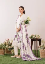 Lawn Kurta Set in White – Sahibas By Mirza | ECY9815 - Image 6