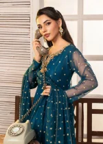 Cotton Net Anarkali – Elegant Wedding Collection - Image 2