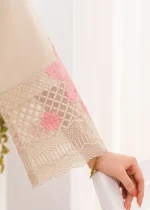 Ivory Embroidered Lawn Kurta Set – Elegant Summer Look - Image 2