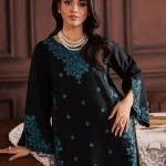 Linen Kurta Set in Black – Minimal & Classy Look