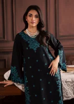 Linen Kurta Set in Black – Minimal & Classy Look
