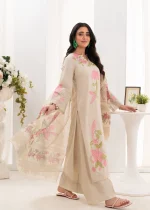 Ivory Embroidered Lawn Kurta Set – Elegant Summer Look - Image 3