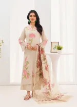 Ivory Embroidered Lawn Kurta Set – Elegant Summer Look - Image 8